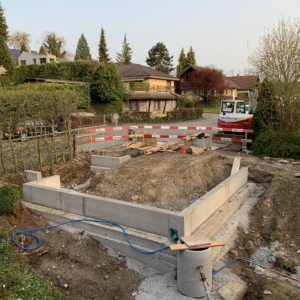 Betonsockel-Sockelwand-Fundamentsockel