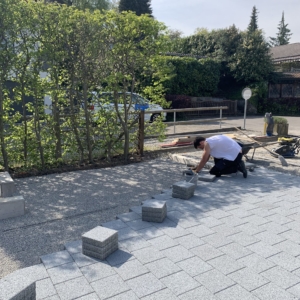 Sickersteine-Verbundsteine-Splittplanie