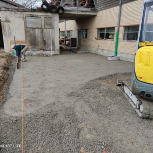 Sauberkeitsschicht-Magerbeton-Absatz-Schalung