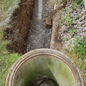 Schachtanschluss-Dachwasserleitung-Sanierung