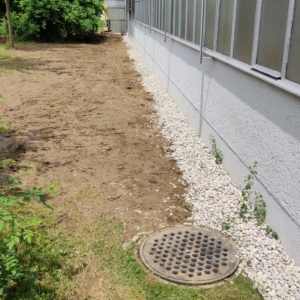 Hinterfüllung-Sickerkies-Renaturierung